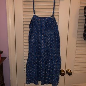 Orange sailboat dress